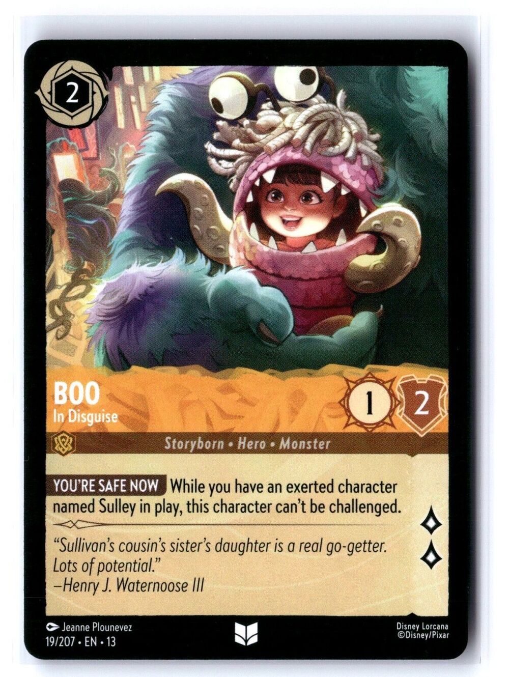 Boo - In Disguise Uncommon Attack of the Vine! 19/207 NM